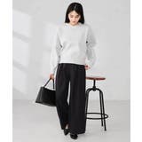 ストライプタックワイドパンツ | a.v.v【WOMEN】 | 詳細画像6 