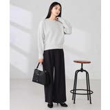 ストライプタックワイドパンツ | a.v.v【WOMEN】 | 詳細画像8 