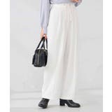 【WEB限定】裏起毛ウエストハトメドロストワイドパンツ | a.v.v【WOMEN】 | 詳細画像10 