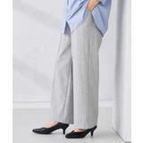 【WEB限定】裏起毛ウエストハトメドロストワイドパンツ | a.v.v【WOMEN】 | 詳細画像16 