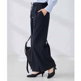 【WEB限定】裏起毛ウエストハトメドロストワイドパンツ | a.v.v【WOMEN】 | 詳細画像2 