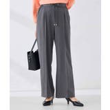 【WEB限定】裏起毛ウエストハトメドロストワイドパンツ | a.v.v【WOMEN】 | 詳細画像23 