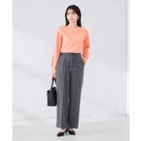 【WEB限定】裏起毛ウエストハトメドロストワイドパンツ | a.v.v【WOMEN】 | 詳細画像26 