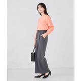 【WEB限定】裏起毛ウエストハトメドロストワイドパンツ | a.v.v【WOMEN】 | 詳細画像29 