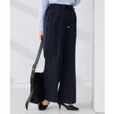 【WEB限定】裏起毛ウエストハトメドロストワイドパンツ | a.v.v【WOMEN】 | 詳細画像3 