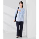 【WEB限定】裏起毛ウエストハトメドロストワイドパンツ | a.v.v【WOMEN】 | 詳細画像6 