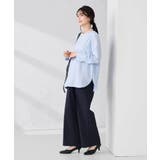 【WEB限定】裏起毛ウエストハトメドロストワイドパンツ | a.v.v【WOMEN】 | 詳細画像8 