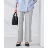 ライトグレー | 【WEB限定】裏起毛ウエストハトメドロストワイドパンツ | a.v.v【WOMEN】