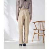 タックワイドテーパードパンツ | a.v.v【WOMEN】 | 詳細画像7 