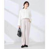 【洗える】サテンワイドパンツ | a.v.v【WOMEN】 | 詳細画像16 