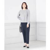 【イージーケア/ストレッチ】美ラクるスッキリ見えテーパードパンツ | a.v.v【WOMEN】 | 詳細画像14 