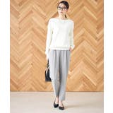 【イージーケア/ストレッチ】美ラクるスッキリ見えテーパードパンツ | a.v.v【WOMEN】 | 詳細画像28 