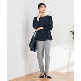 【イージーケア/ストレッチ】美ラクるスッキリ見えテーパードパンツ | a.v.v【WOMEN】 | 詳細画像33 