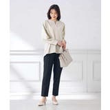 【イージーケア/ストレッチ】美ラクるスッキリ見えテーパードパンツ | a.v.v【WOMEN】 | 詳細画像38 