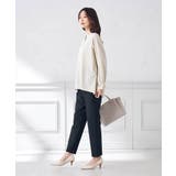 【イージーケア/ストレッチ】美ラクるスッキリ見えテーパードパンツ | a.v.v【WOMEN】 | 詳細画像39 