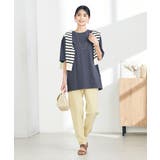 【イージーケア/ストレッチ】美ラクるスッキリ見えテーパードパンツ | a.v.v【WOMEN】 | 詳細画像8 