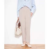 ベージュ | 【イージーケア/ストレッチ】美ラクるスッキリ見えテーパードパンツ | a.v.v【WOMEN】