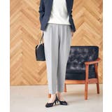 グレーストライプ | 【イージーケア/ストレッチ】美ラクるスッキリ見えテーパードパンツ | a.v.v【WOMEN】