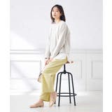 【イージーケア/ストレッチ】美ラクるスッキリ見えワイドパンツ | a.v.v【WOMEN】 | 詳細画像10 