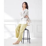 【イージーケア/ストレッチ】美ラクるスッキリ見えワイドパンツ | a.v.v【WOMEN】 | 詳細画像11 