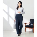 【イージーケア/ストレッチ】美ラクるスッキリ見えワイドパンツ | a.v.v【WOMEN】 | 詳細画像16 