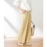 【イージーケア/ストレッチ】美ラクるスッキリ見えワイドパンツ | a.v.v【WOMEN】 | 詳細画像2 