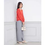 【イージーケア/ストレッチ】美ラクるスッキリ見えワイドパンツ | a.v.v【WOMEN】 | 詳細画像33 