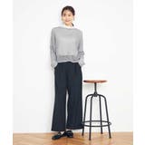 【イージーケア/ストレッチ】美ラクるスッキリ見えワイドパンツ | a.v.v【WOMEN】 | 詳細画像43 