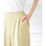 【イージーケア/ストレッチ】美ラクるスッキリ見えワイドパンツ | a.v.v【WOMEN】 | 詳細画像53 