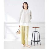 【イージーケア/ストレッチ】美ラクるスッキリ見えワイドパンツ | a.v.v【WOMEN】 | 詳細画像8 