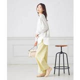 【イージーケア/ストレッチ】美ラクるスッキリ見えワイドパンツ | a.v.v【WOMEN】 | 詳細画像9 