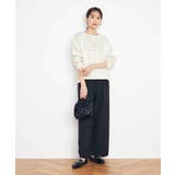 【イージーケア/ストレッチ】美ラクるイージーワイドパンツ | a.v.v【WOMEN】 | 詳細画像17 