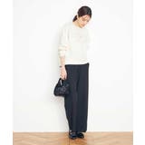 【イージーケア/ストレッチ】美ラクるイージーワイドパンツ | a.v.v【WOMEN】 | 詳細画像19 