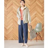 【イージーケア/ストレッチ】美ラクるイージーワイドパンツ | a.v.v【WOMEN】 | 詳細画像3 