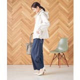 【イージーケア/ストレッチ】美ラクるイージーワイドパンツ | a.v.v【WOMEN】 | 詳細画像4 