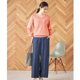 【イージーケア/ストレッチ】美ラクるイージーワイドパンツ | a.v.v【WOMEN】 | 詳細画像5 