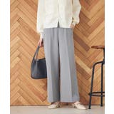 グレー | 【イージーケア/ストレッチ】美ラクるイージーワイドパンツ | a.v.v【WOMEN】