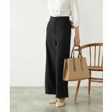 【洗える/ストレッチ】ベルテッドワイドストレートパンツ | a.v.v【WOMEN】 | 詳細画像12 