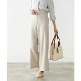 【洗える/ストレッチ】ベルテッドワイドストレートパンツ | a.v.v【WOMEN】 | 詳細画像2 