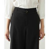 【洗える/ストレッチ】ベルテッドワイドストレートパンツ | a.v.v【WOMEN】 | 詳細画像21 