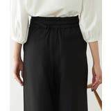 【洗える/ストレッチ】ベルテッドワイドストレートパンツ | a.v.v【WOMEN】 | 詳細画像22 