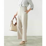 【洗える/ストレッチ】ベルテッドワイドストレートパンツ | a.v.v【WOMEN】 | 詳細画像4 