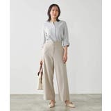 【洗える/ストレッチ】ベルテッドワイドストレートパンツ | a.v.v【WOMEN】 | 詳細画像7 