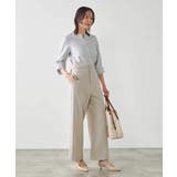 【洗える/ストレッチ】ベルテッドワイドストレートパンツ | a.v.v【WOMEN】 | 詳細画像9 