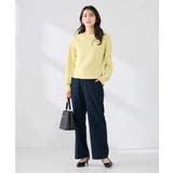 ［支持率NO.1/イージーケア/ストレッチ］スッキリ見えストレートパンツ | a.v.v【WOMEN】 | 詳細画像15 