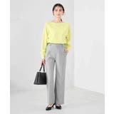 ［支持率NO.1/イージーケア/ストレッチ］スッキリ見えストレートパンツ | a.v.v【WOMEN】 | 詳細画像32 