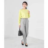 ［支持率NO.1/イージーケア/ストレッチ］スッキリ見えストレートパンツ | a.v.v【WOMEN】 | 詳細画像35 