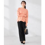 ［支持率NO.1/イージーケア/ストレッチ］スッキリ見えストレートパンツ | a.v.v【WOMEN】 | 詳細画像46 