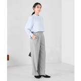 ［支持率NO.1/イージーケア/ストレッチ］スッキリ見えワイドパンツ | a.v.v【WOMEN】 | 詳細画像28 