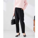 ブラック | ［支持率NO.1/イージーケア］イージーテーパードパンツ | a.v.v【WOMEN】